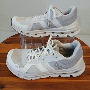 On Cloudrunner Womens 9 White Frost Running Shoes Sneakers Low Top 46.99015